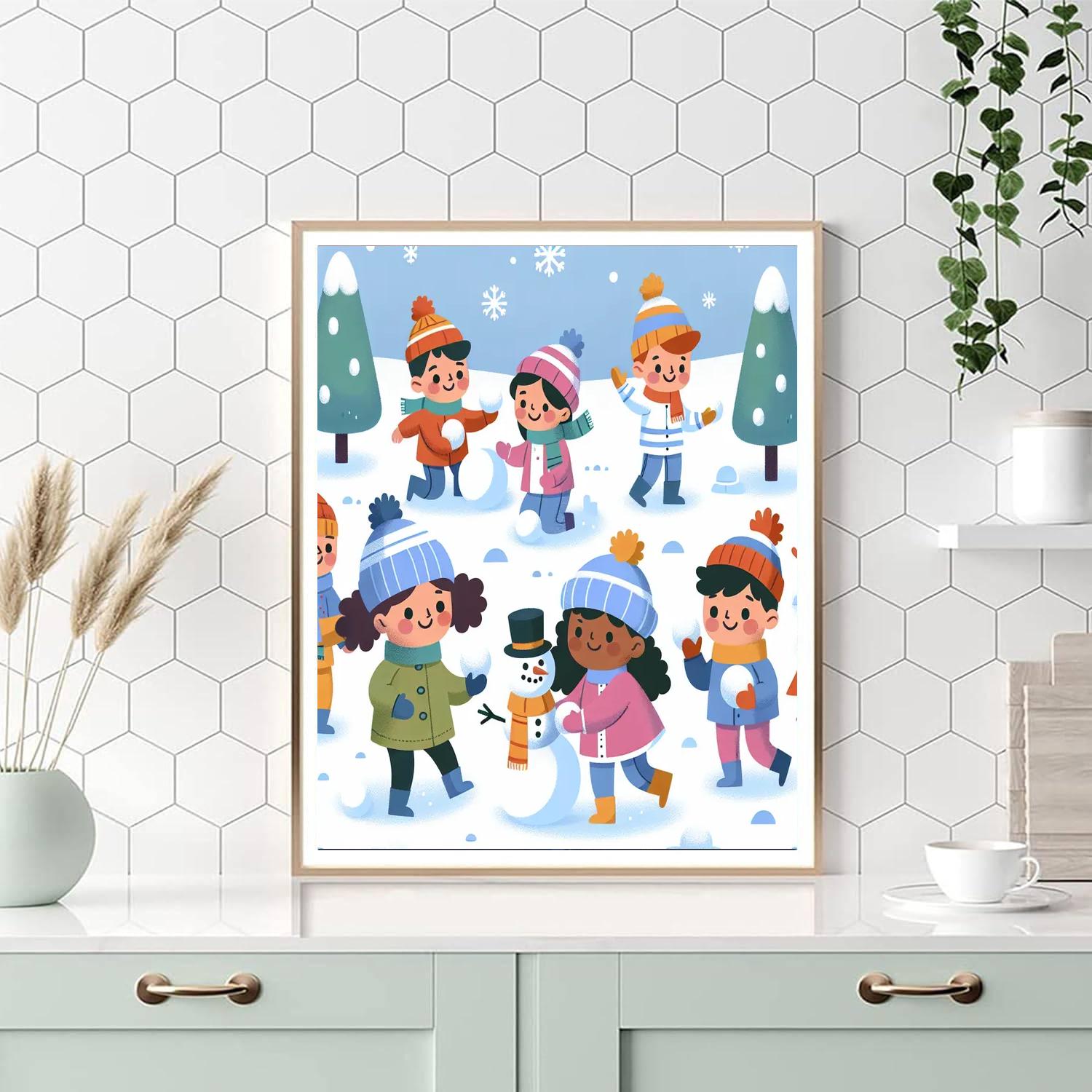 Winter Magic Numbered Painting Kits