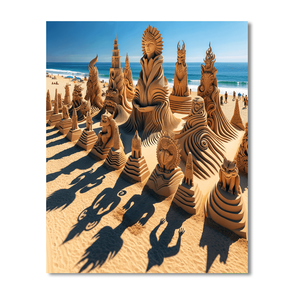 Sand Sculpture Festival - Portugal Paint By Number