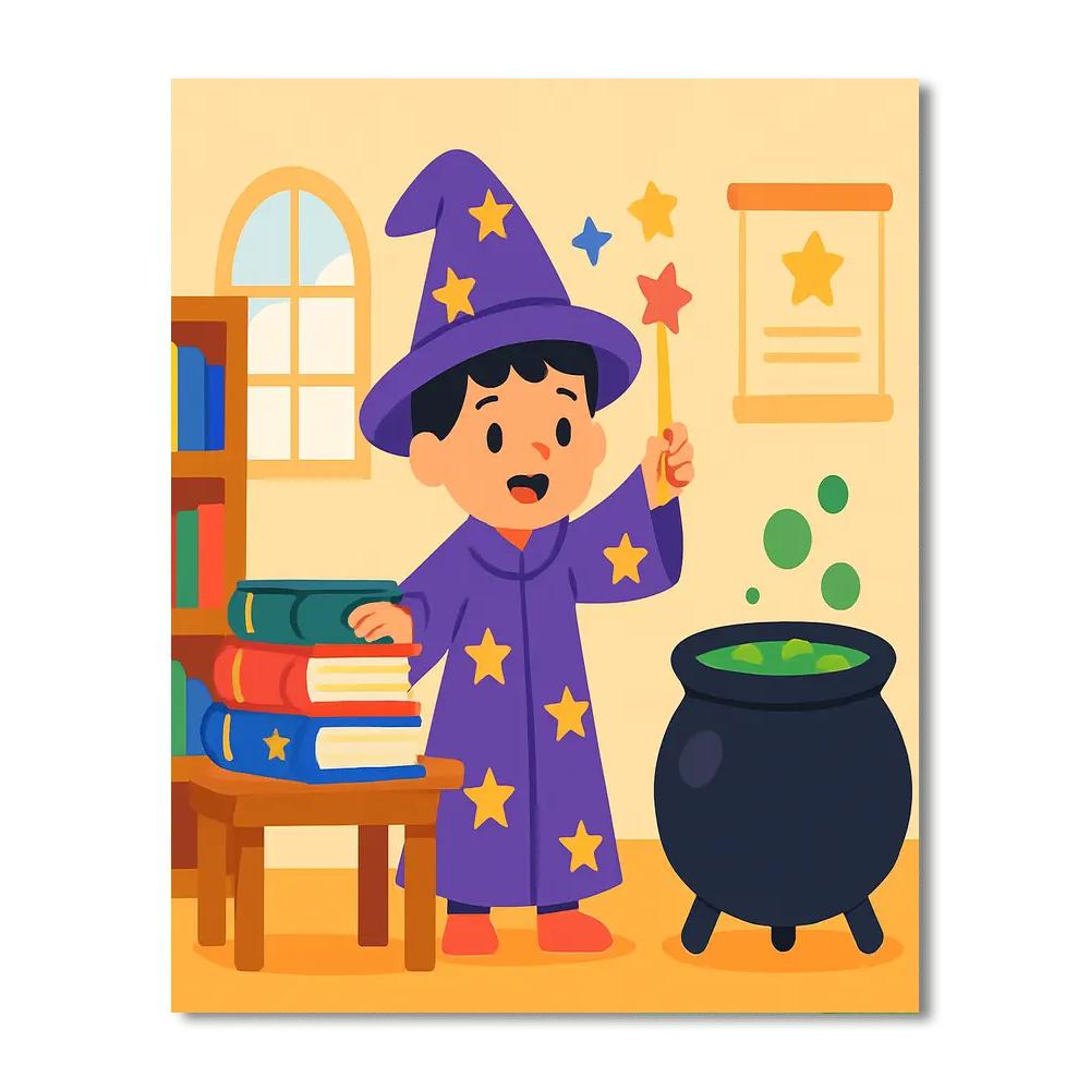 World Of Wizardry Numbered Painting Kits