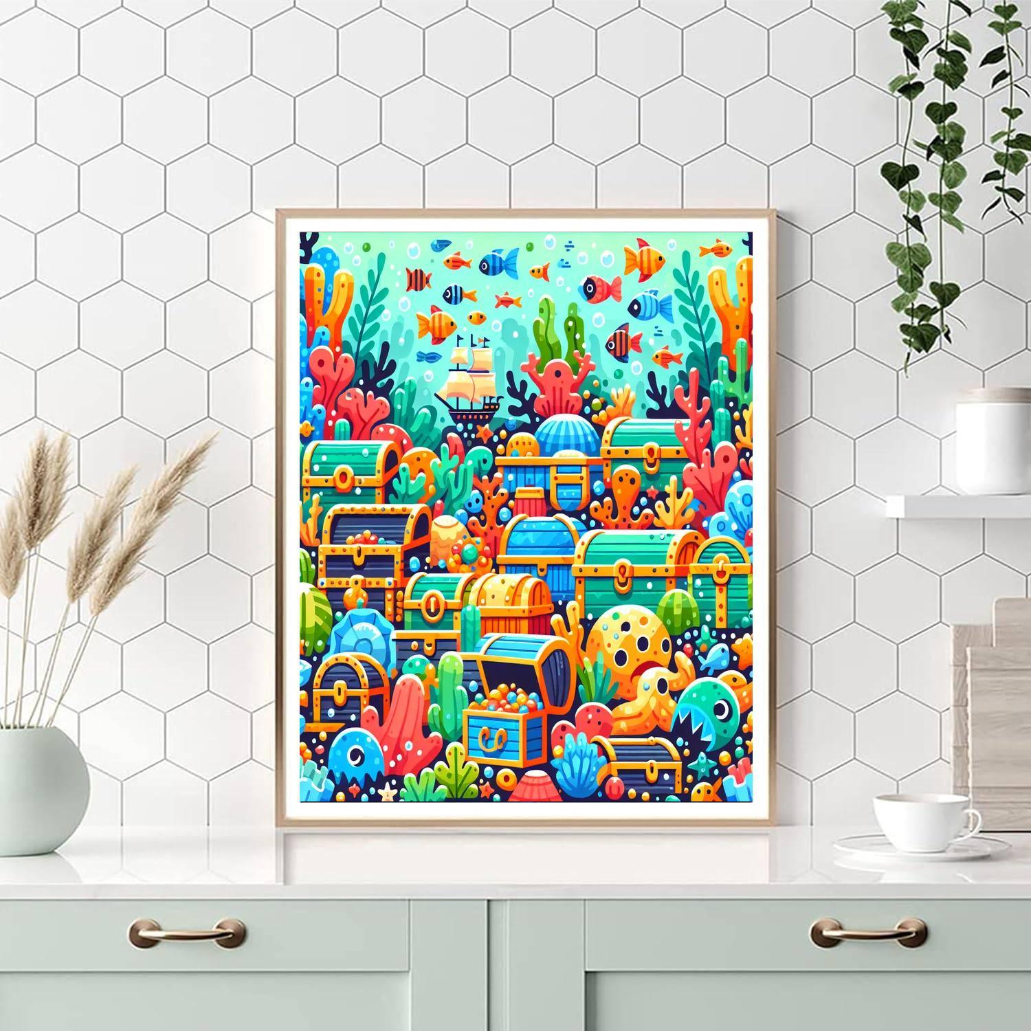 Treasure Of The Sea Paint By Numbers Art