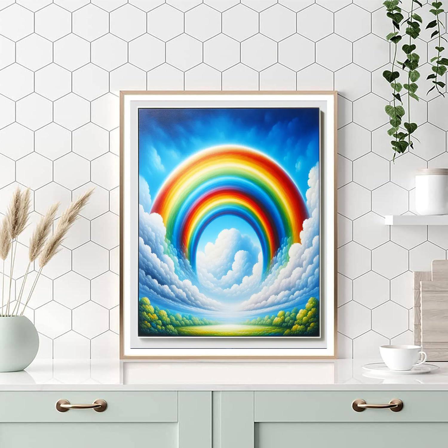 Rainbow Haven Paint By Number