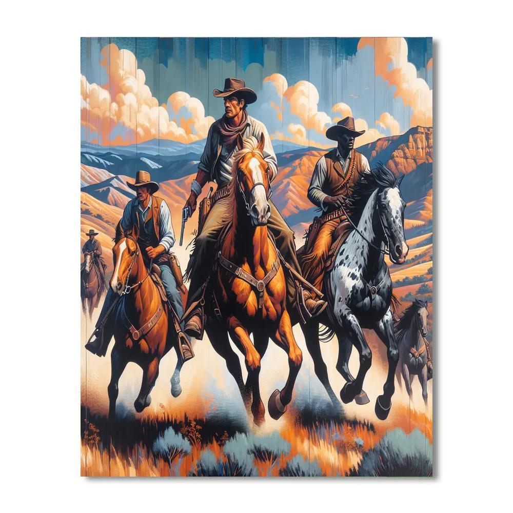 Incredible Wild West Journey Paint By Numbers Kits