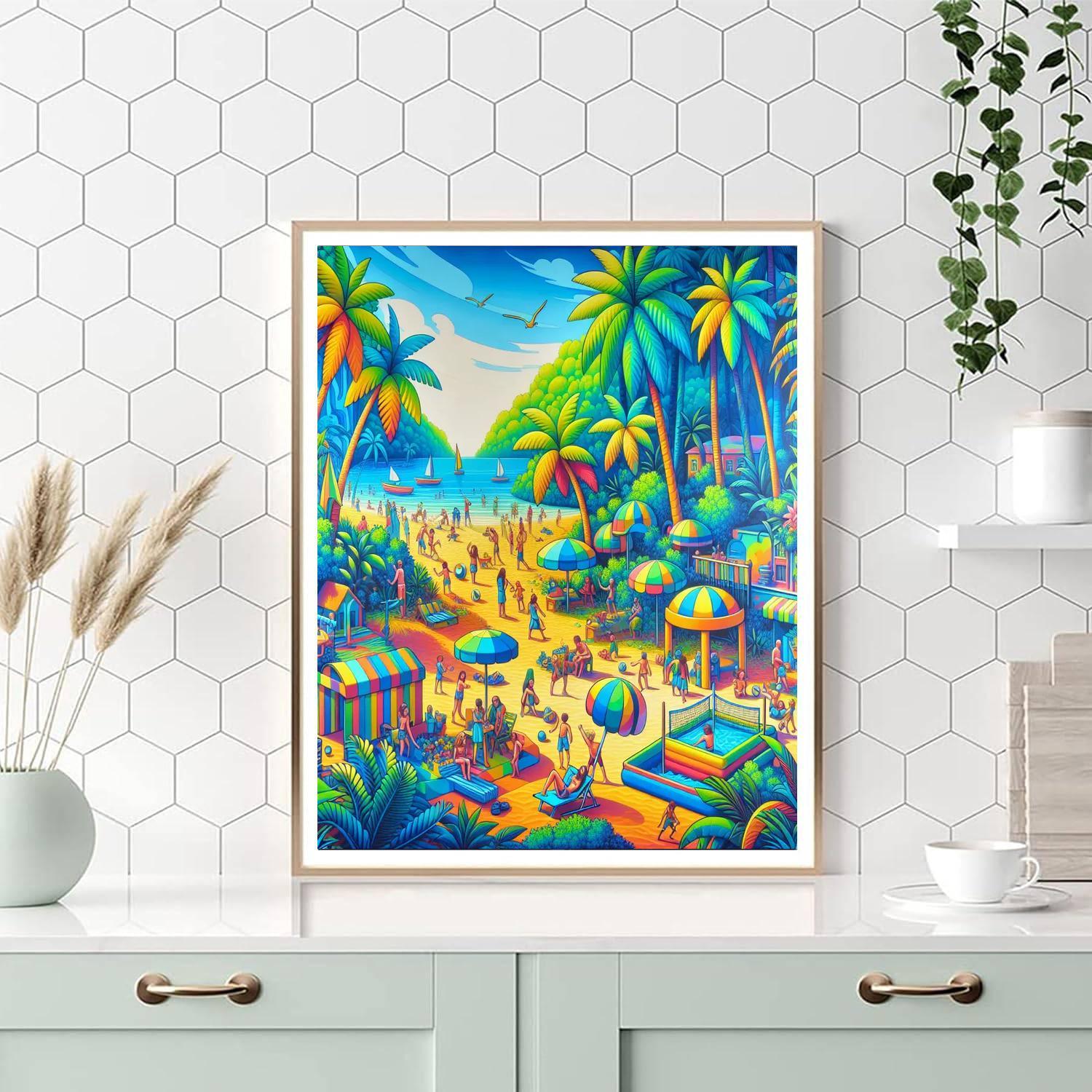Lilo & Stitch's Tropical Paradise Paint By Numbers Kits