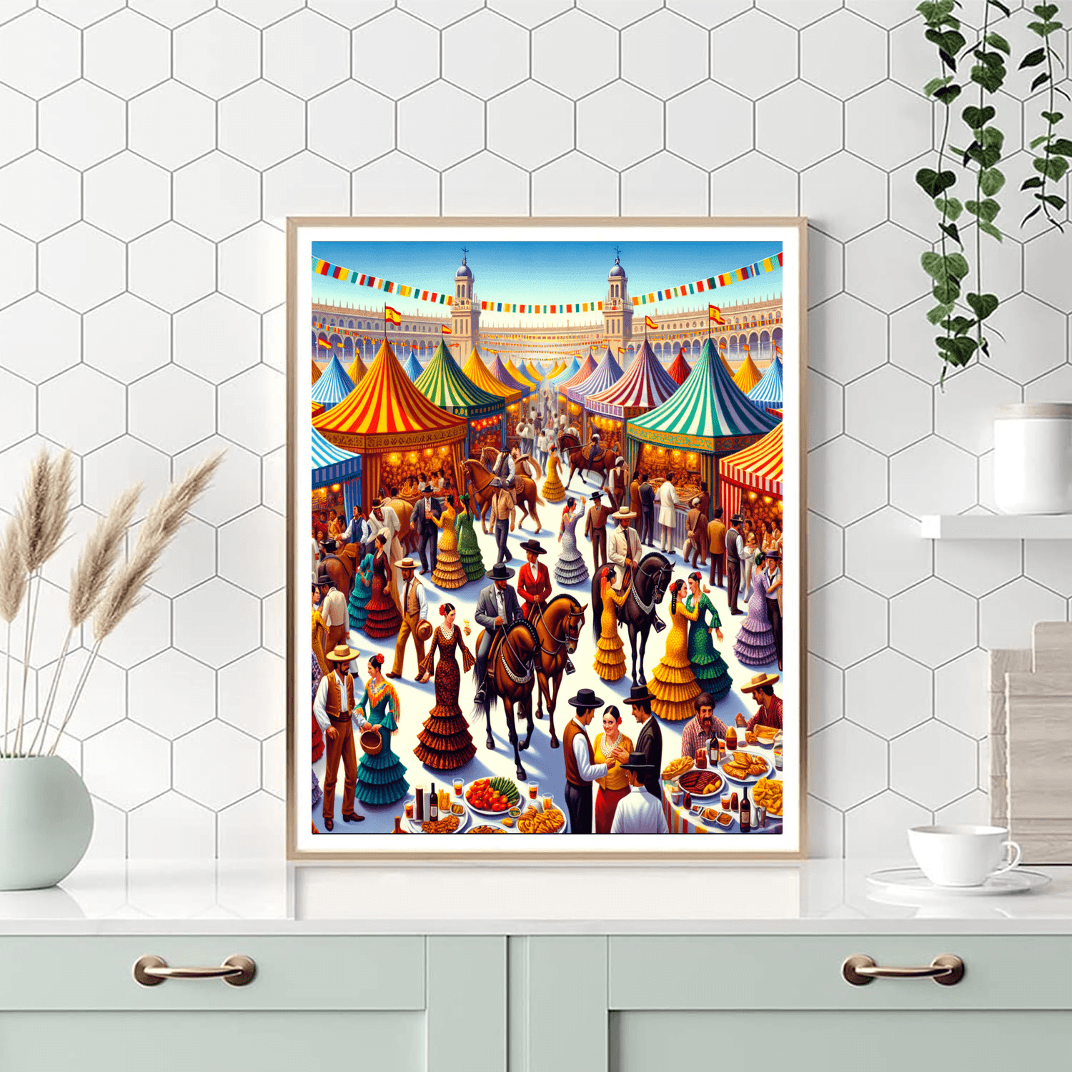 Feria De Abril Painting Number Kit