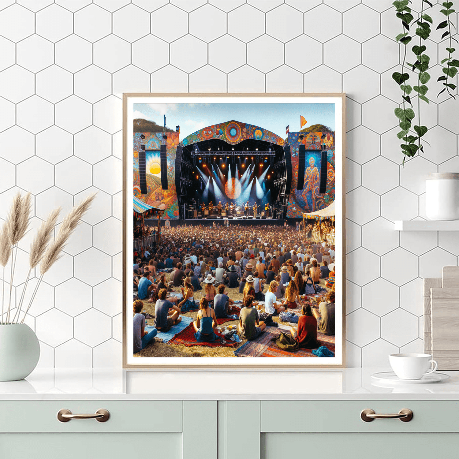 Bonnaroo Music And Arts Festival Painting Number Kit