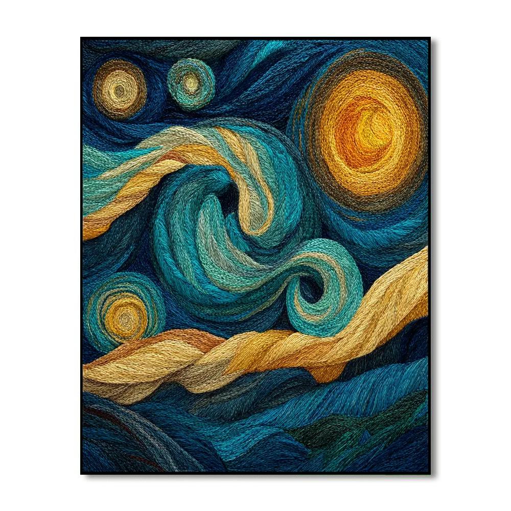 Vincent Van Gogh Inspired Stellar Landscapes  Paint By Number