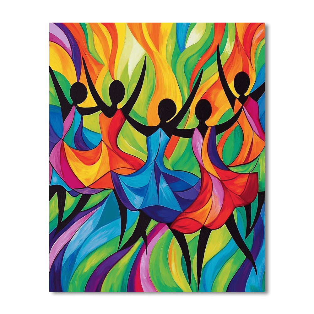 Henri Matisse Inspired Matisse's Joyful Dance Of Life  Paint By Numbers Art