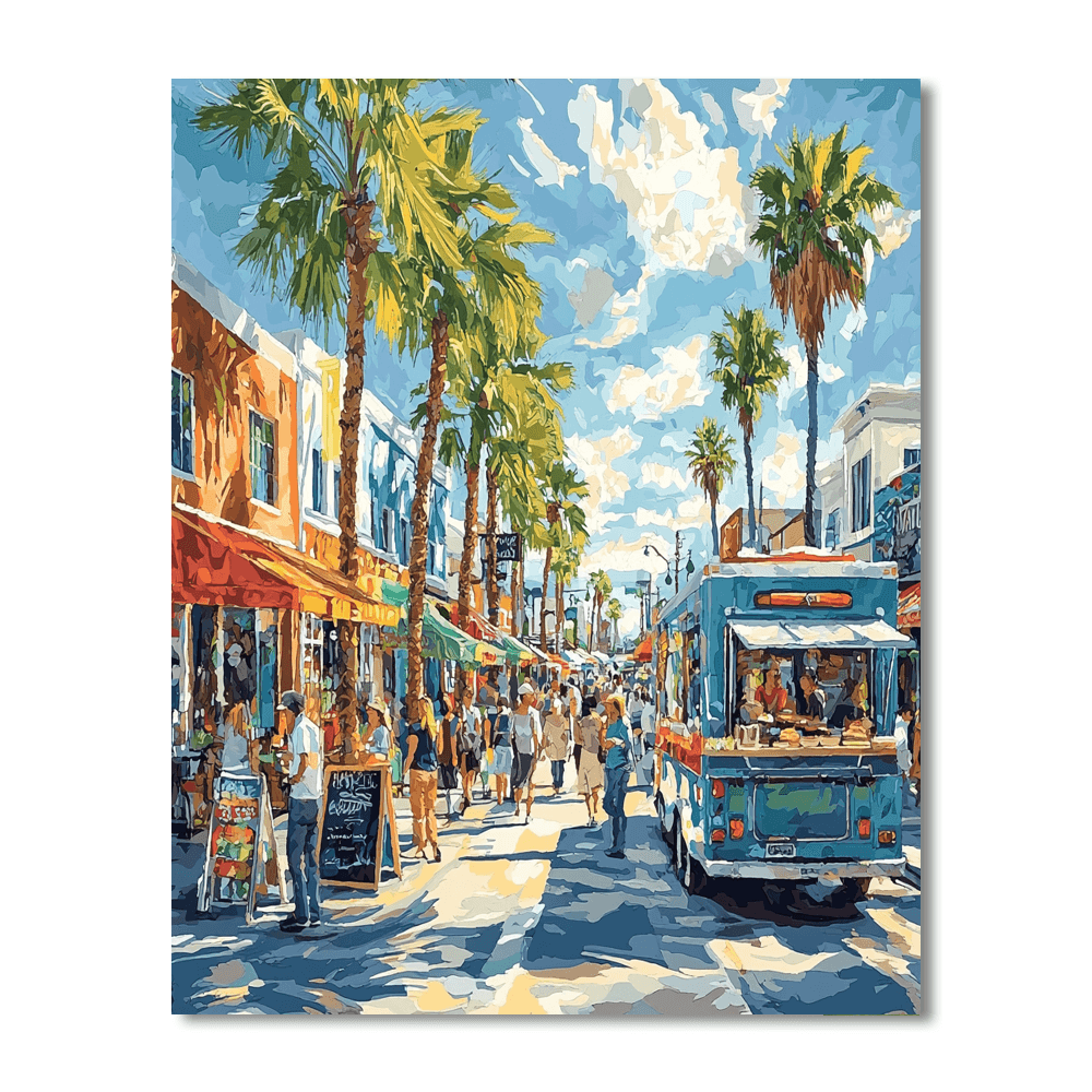 Abbot Kinney Boulevard Numbered Painting Kits