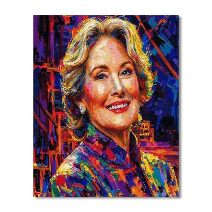 Meryl Streep: The Chameleon's Artistry In Cinema Numbered Painting Kits