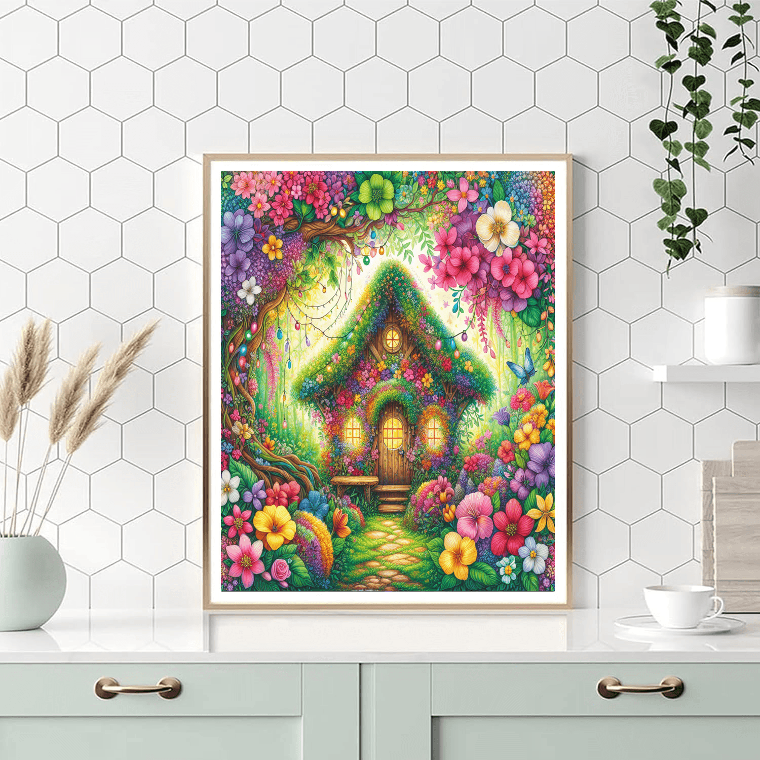 Charming Fairy Cottage Paint By Number