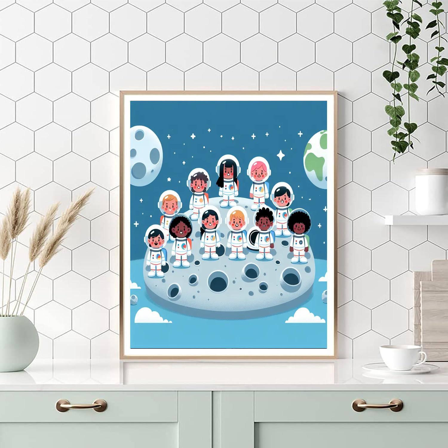 Lunar Discovery Journey Painting By Numbers Kit