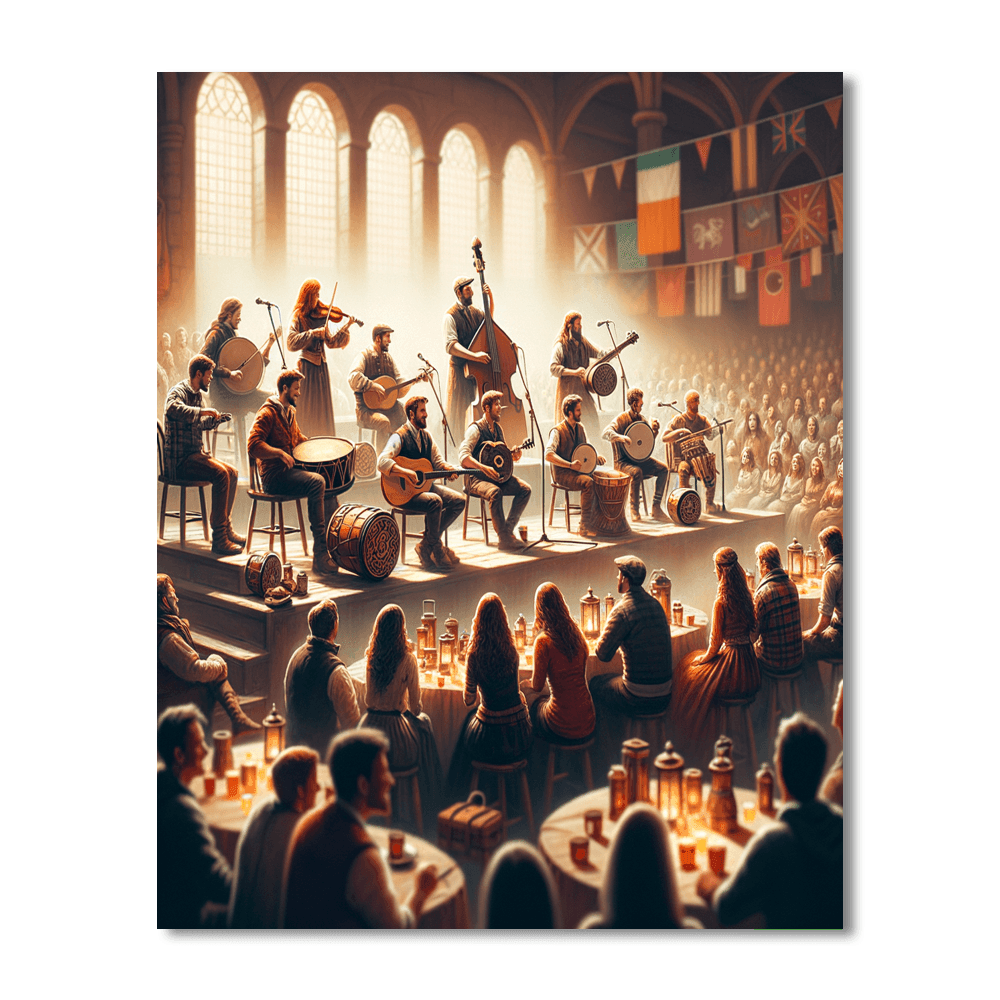 Celtic Connections - Glasgow, Scotland Paint By Number