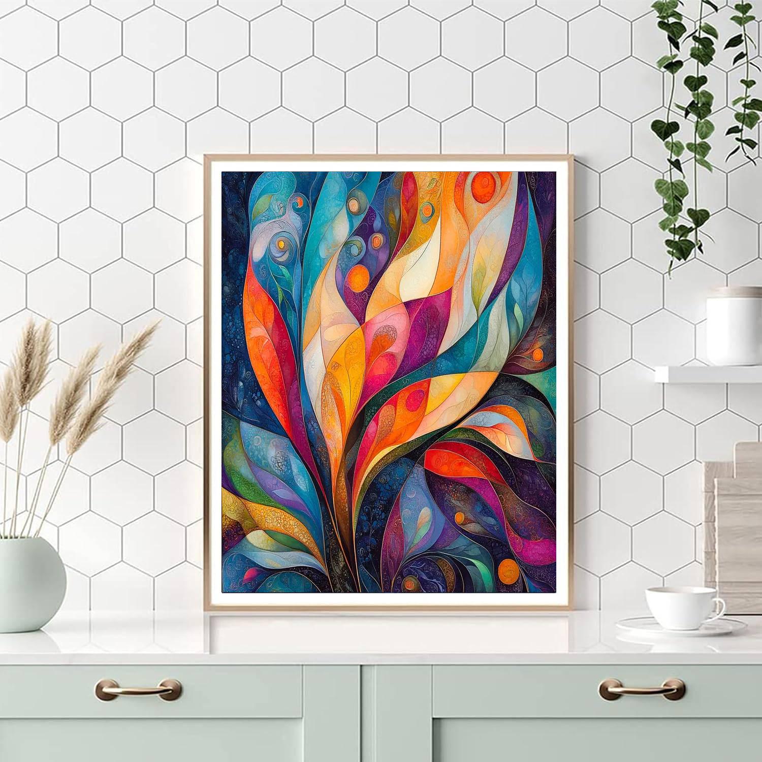 Paul Klee Inspired Whimsical Abstractions  Paint By Color
