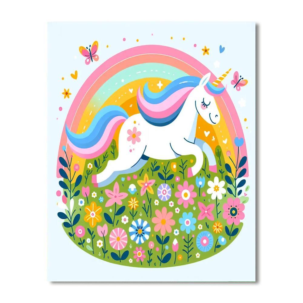 Magical Unicorn Tales DIY Paint By Numbers
