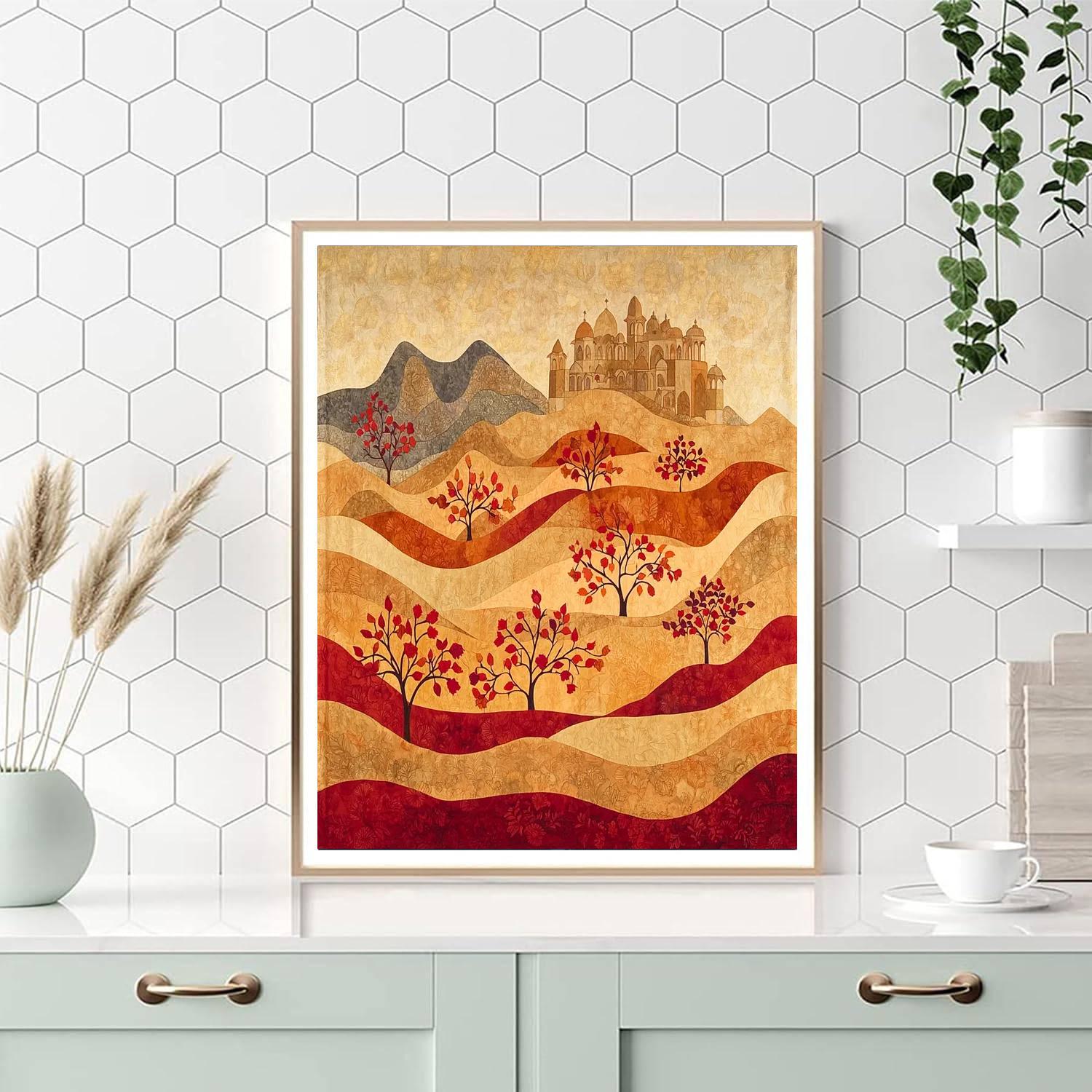 Nandalal Bose Inspired Waves Of Culture  Paint By Numbers