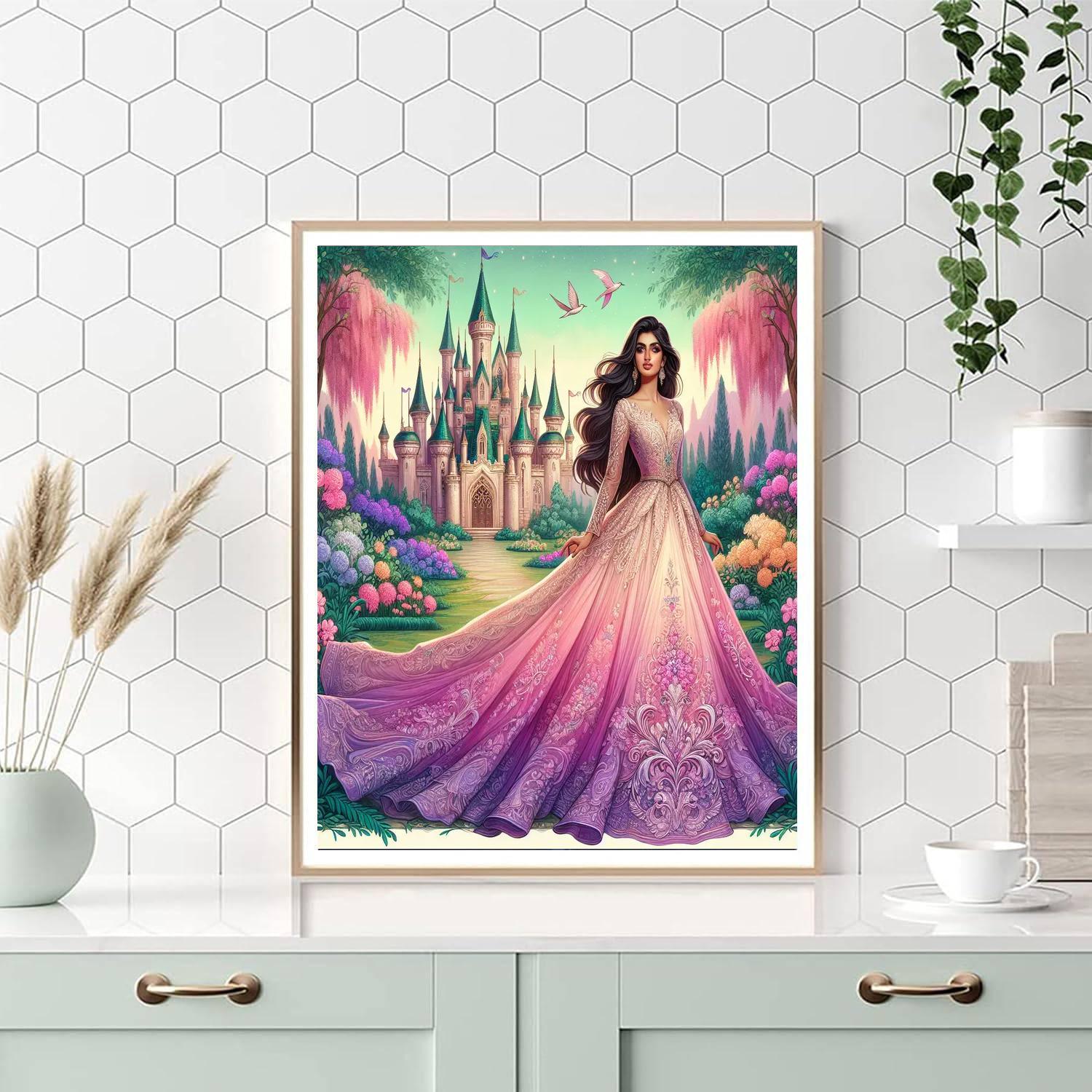 Princess Fairytale Elegance Paint By Numbers