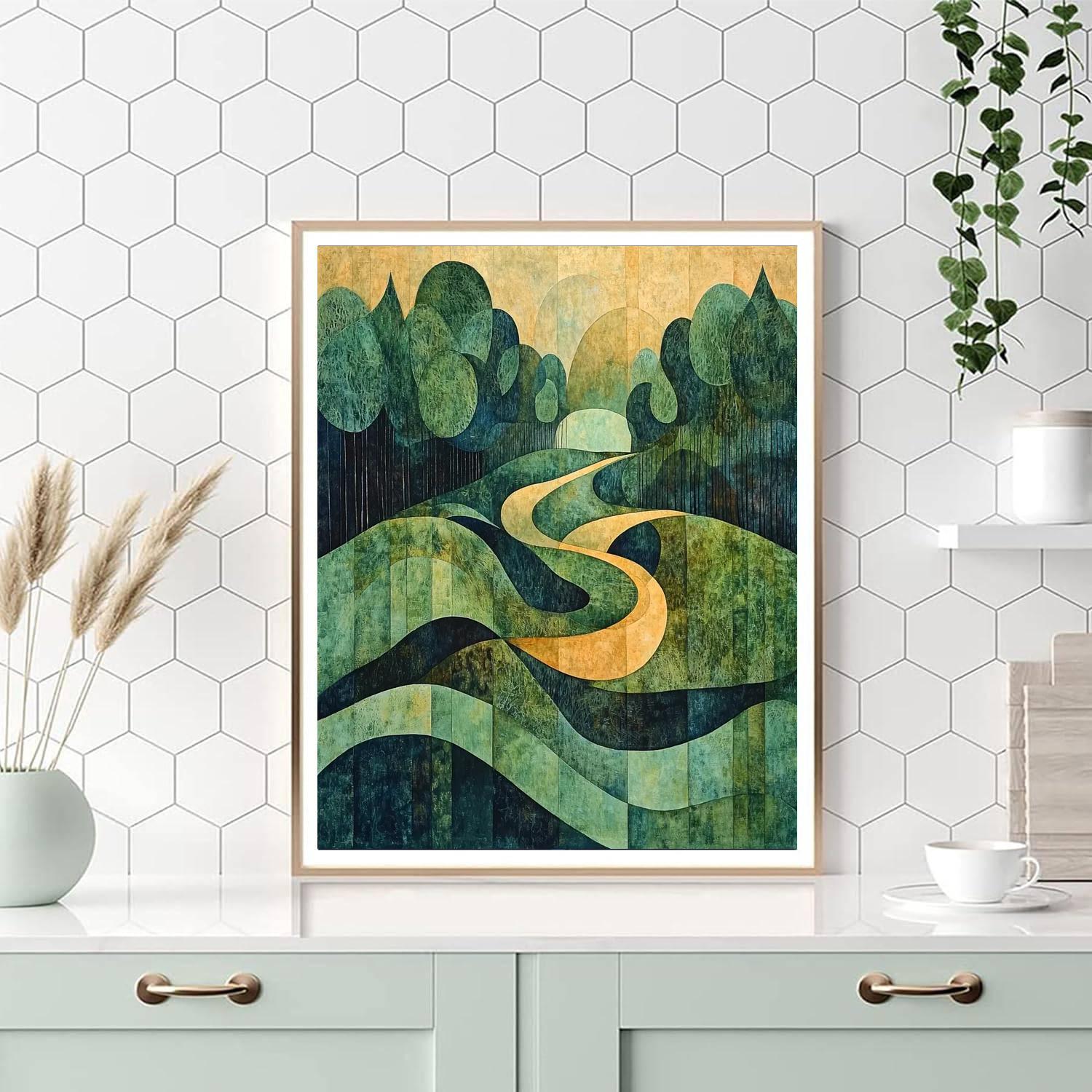 Max Ernst Inspired Mysterious Landscapes  Paint By Numbers