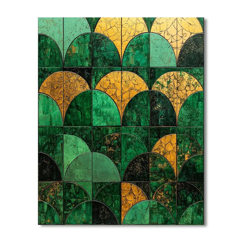 Gustav Klimt Inspired Symbolic Balance  Paint By Numbers Kits