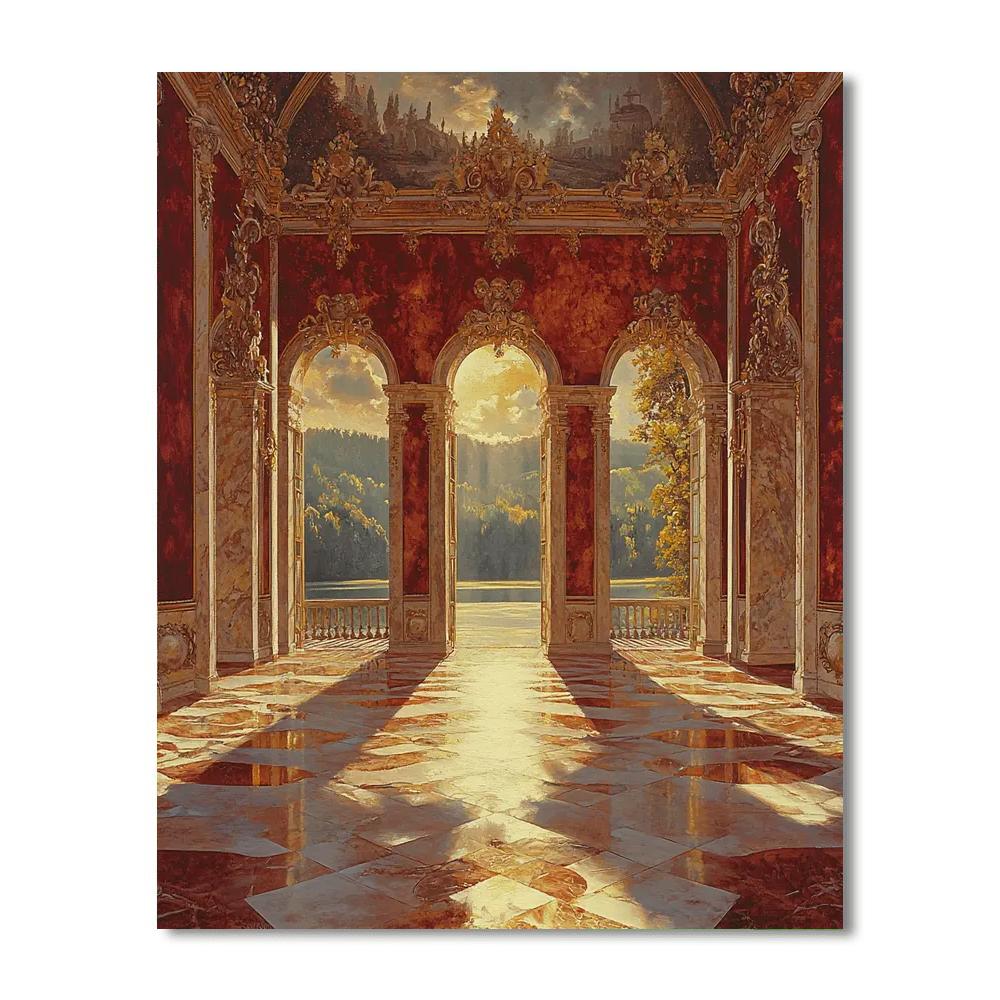 Caravaggio Inspired Crimson Reflections  Painting By Numbers Kit