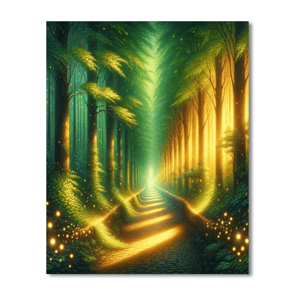 Dreamy Forest Pathway Paint By Numbers