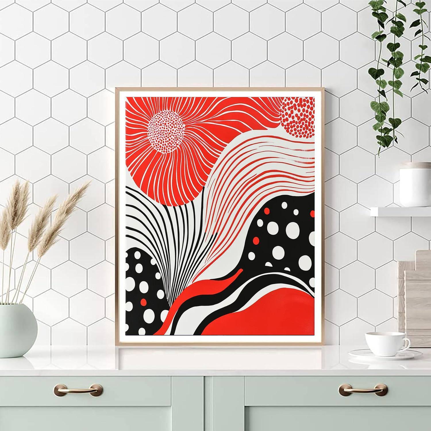 Yayoi Kusama Inspired Rhythm Of The Infinite  Paint By Numbers Kits