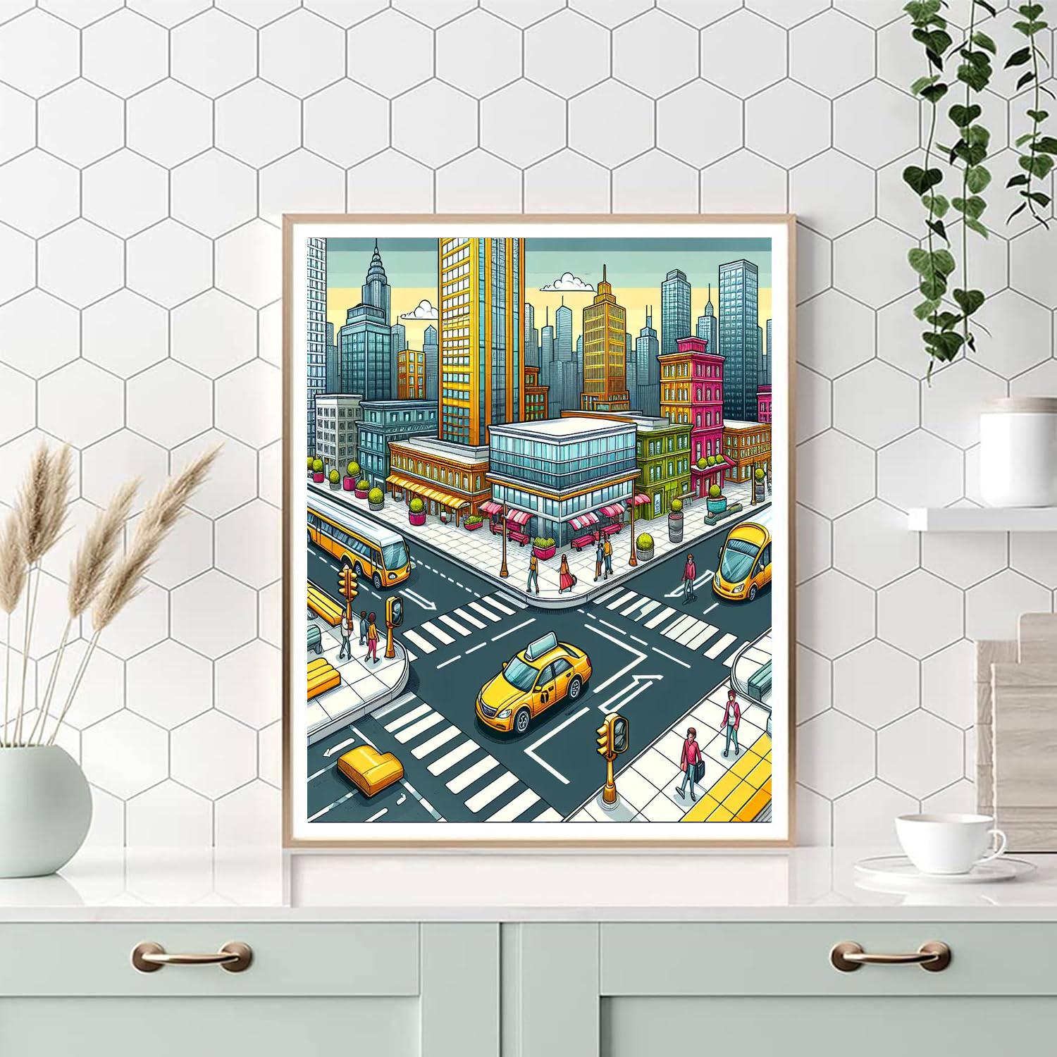 Urban Explorer's Quest DIY Paint By Numbers