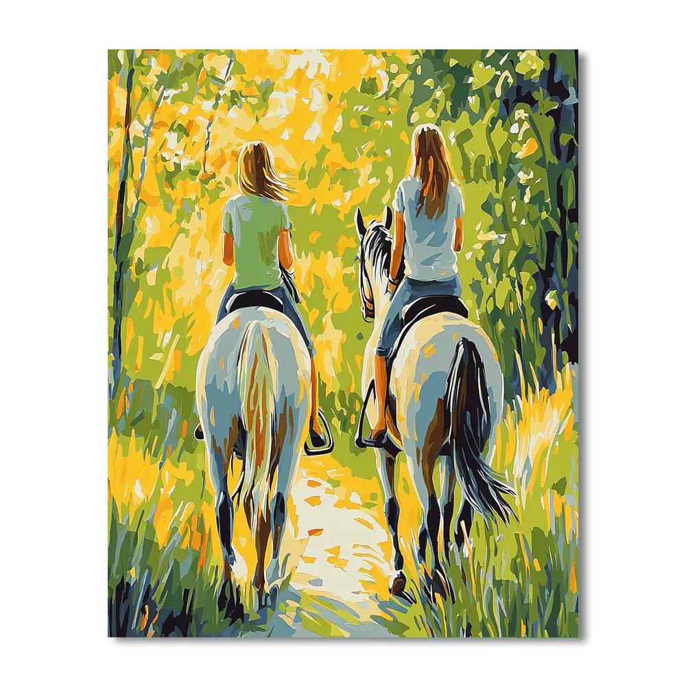Joyful Adventures Await Painting By Numbers Kit