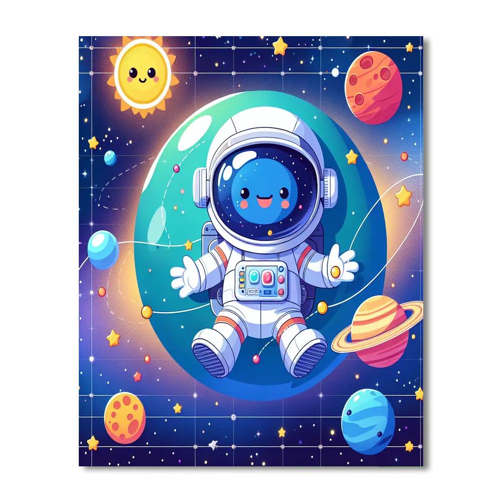 Space Explorer's Chronicle Painting By Numbers Kit