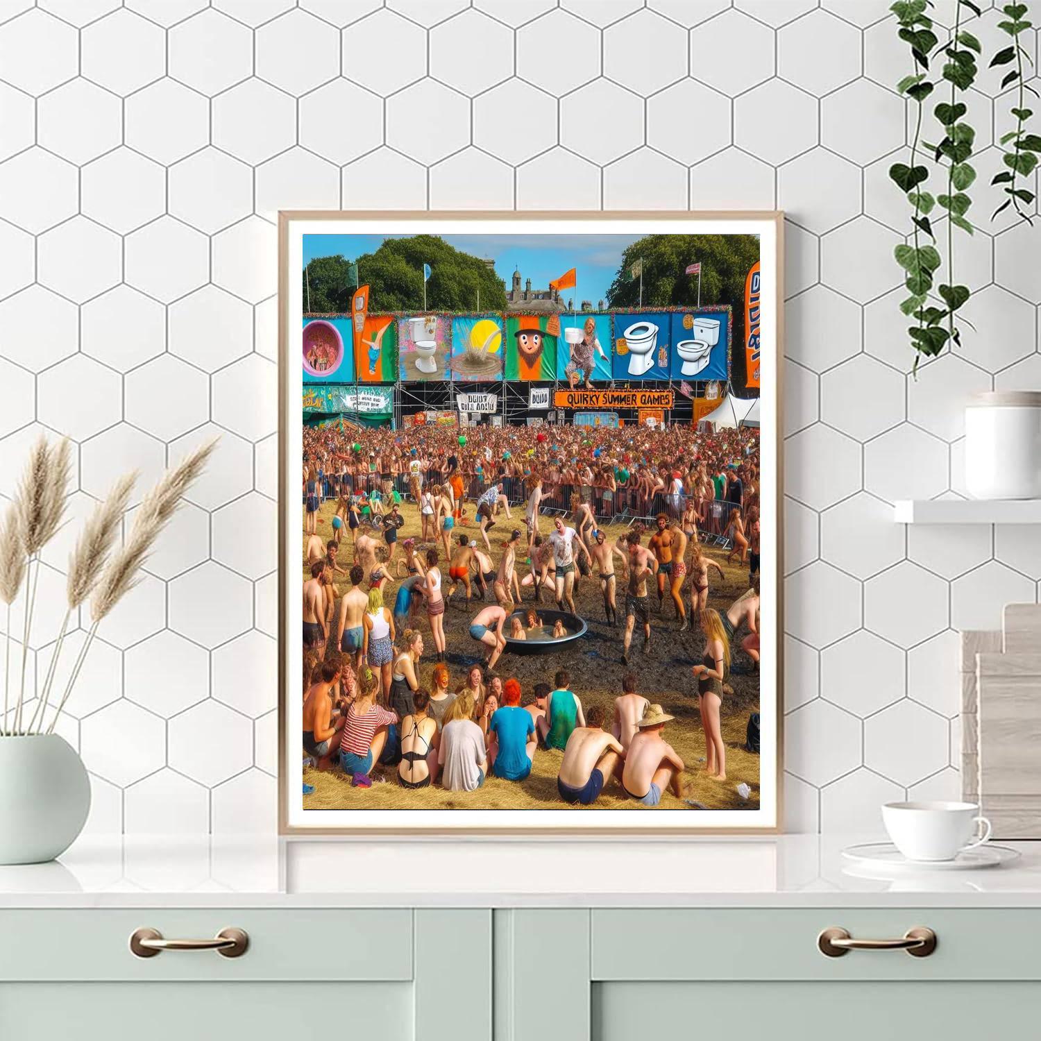 Summer Redneck Games - Dublin Paint By Number