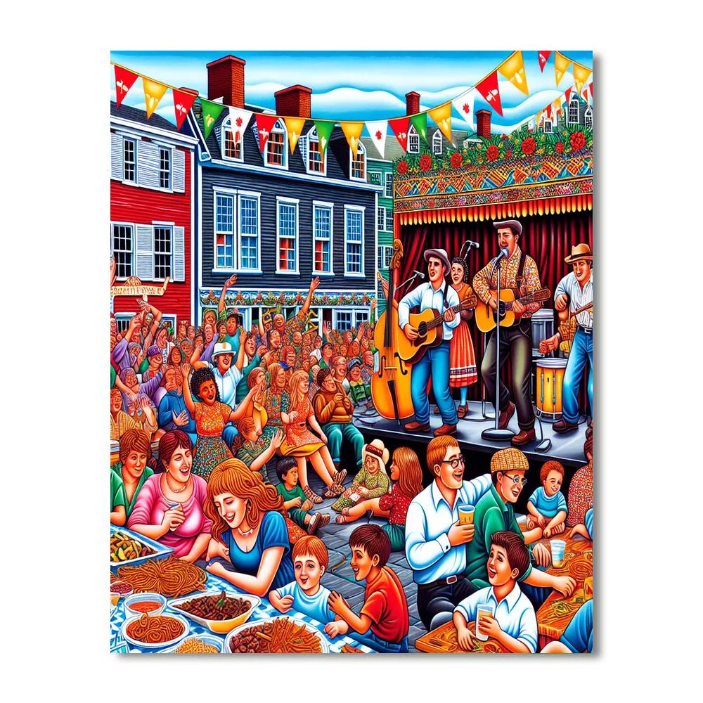 Jubilee Day - Canada Paint By Color