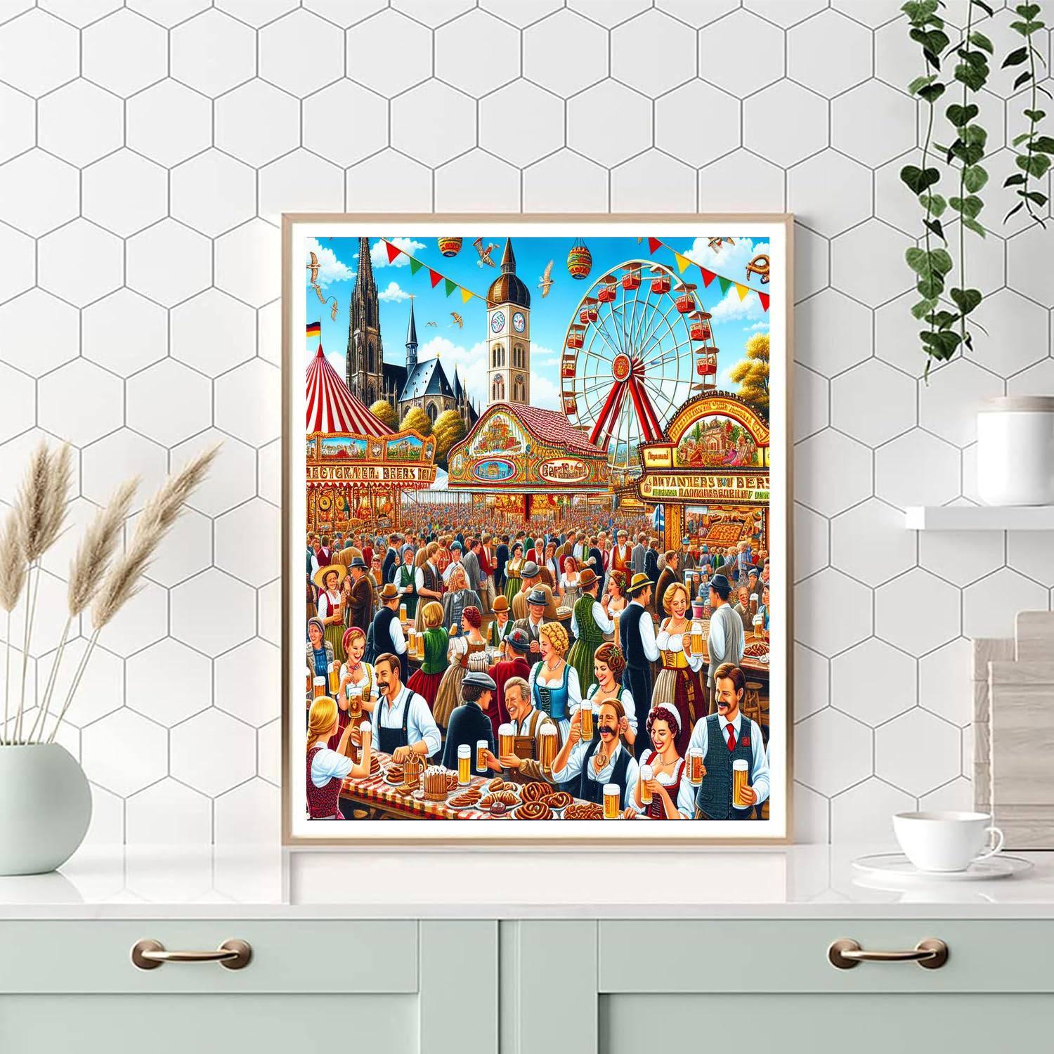 Frühjahrsvolksfest - Germany Paint By Color