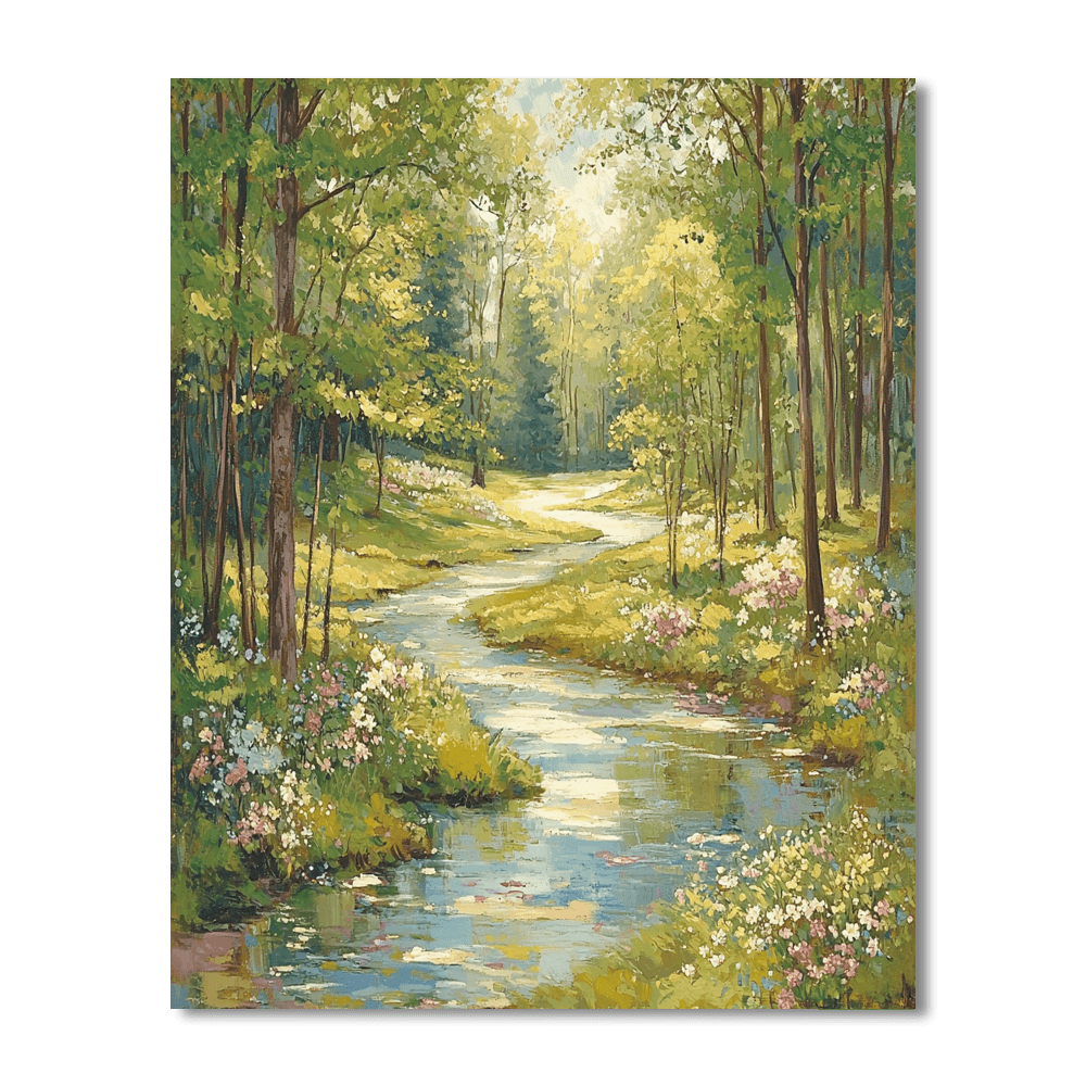 Monet Inspired Serenade Of Nature  Paint By Numbers Art