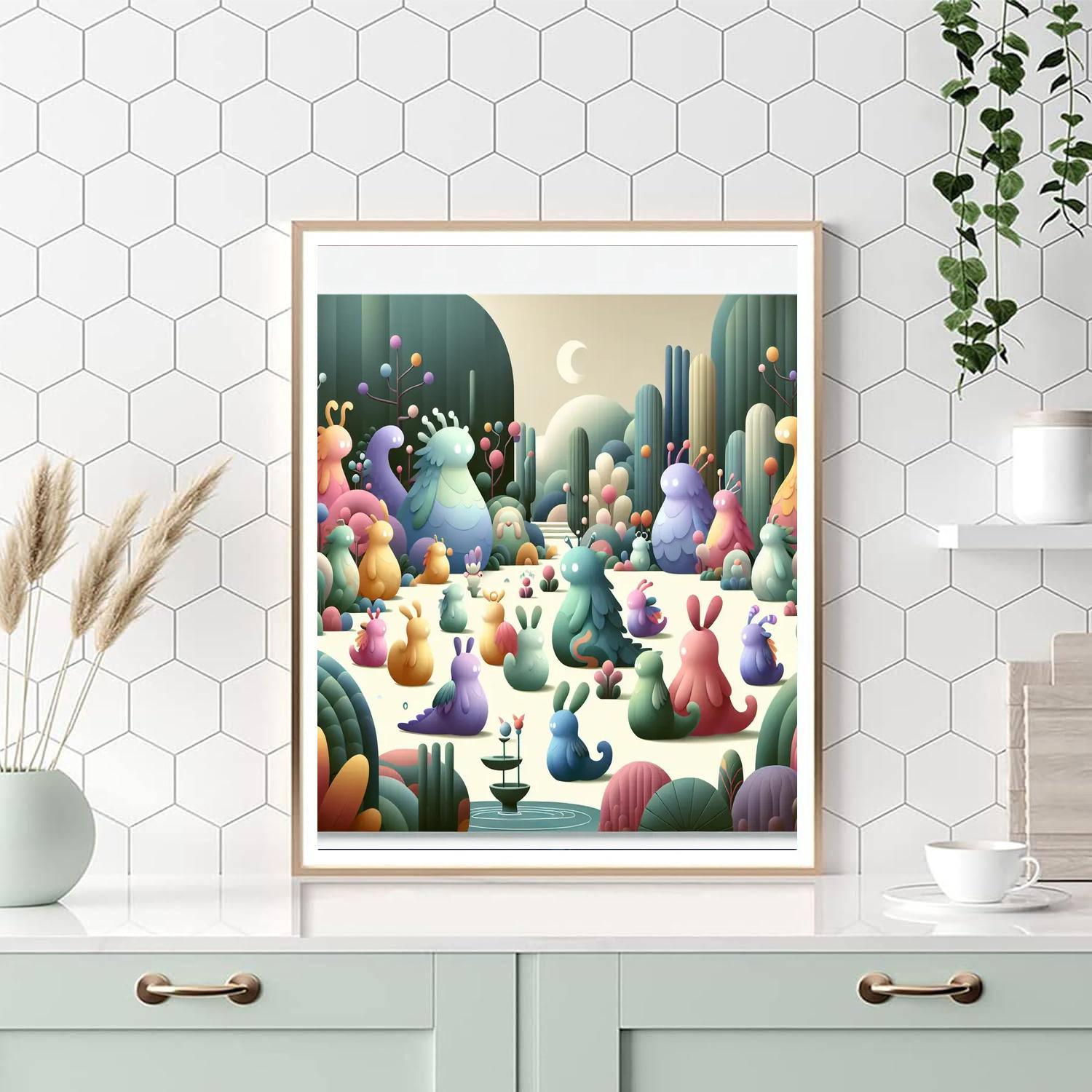 Secret Garden Gathering Painting Number Kit