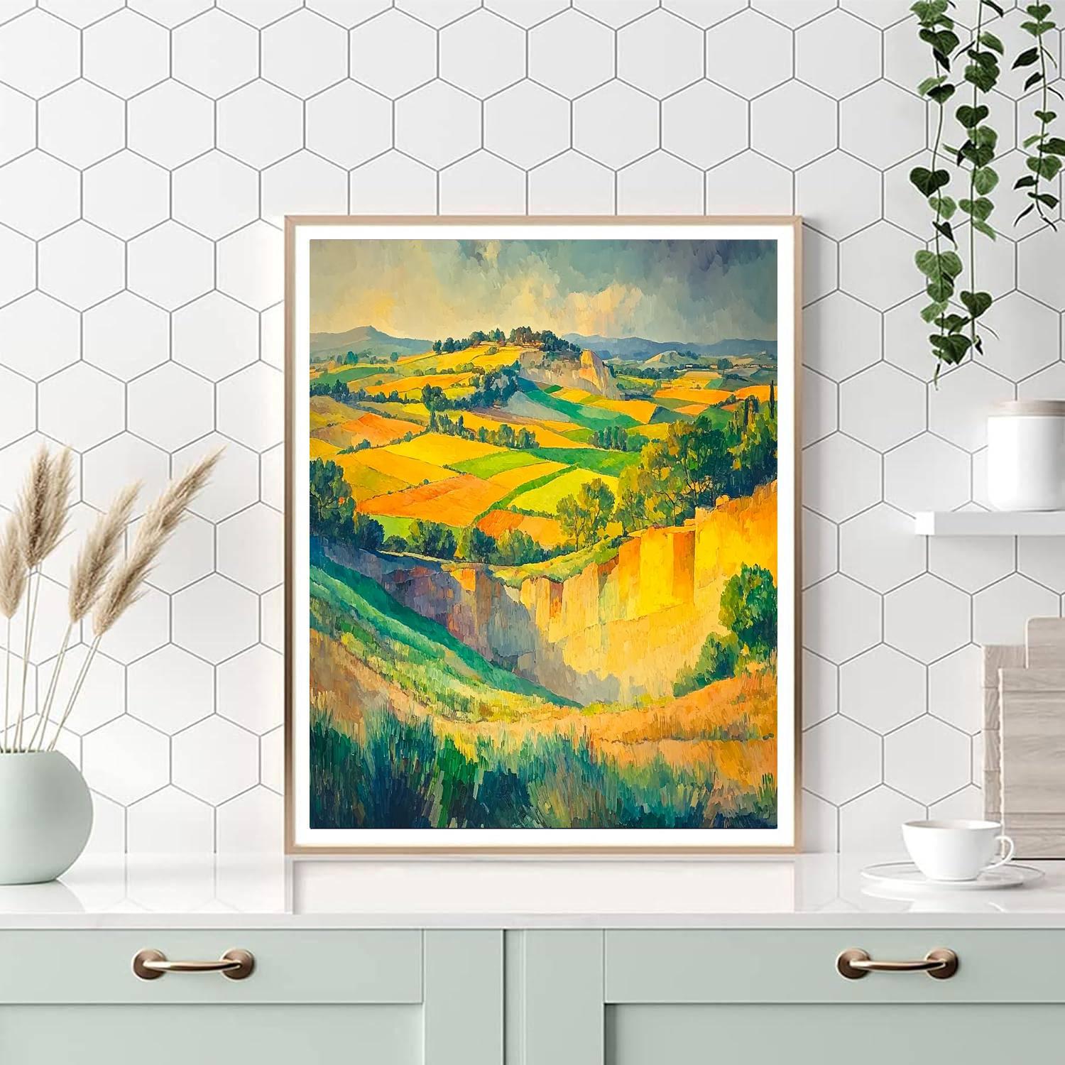 Paul Cézanne Inspired Layers Of Light  Painting By Numbers Kit