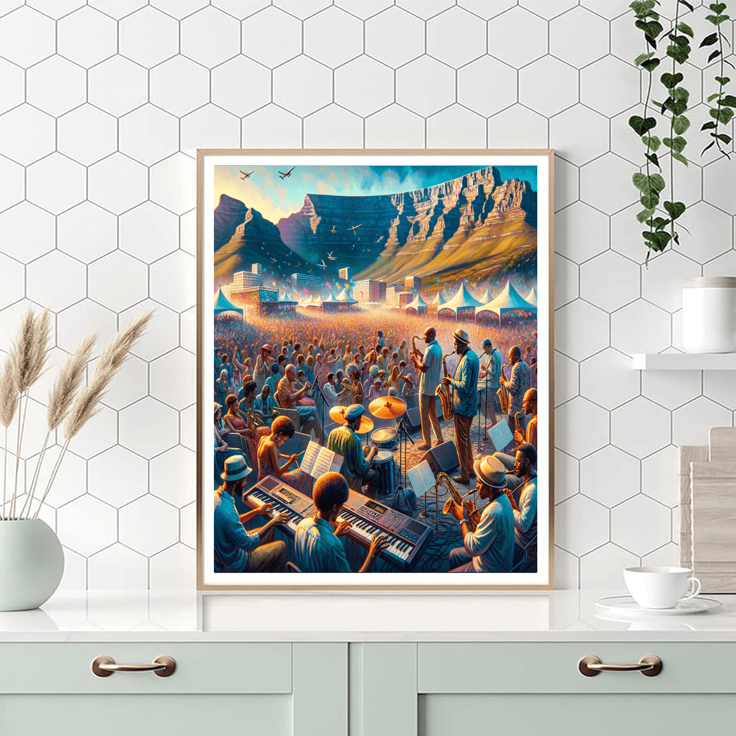 Cape Town International Jazz Festival - South Africa Painting By Numbers Kit