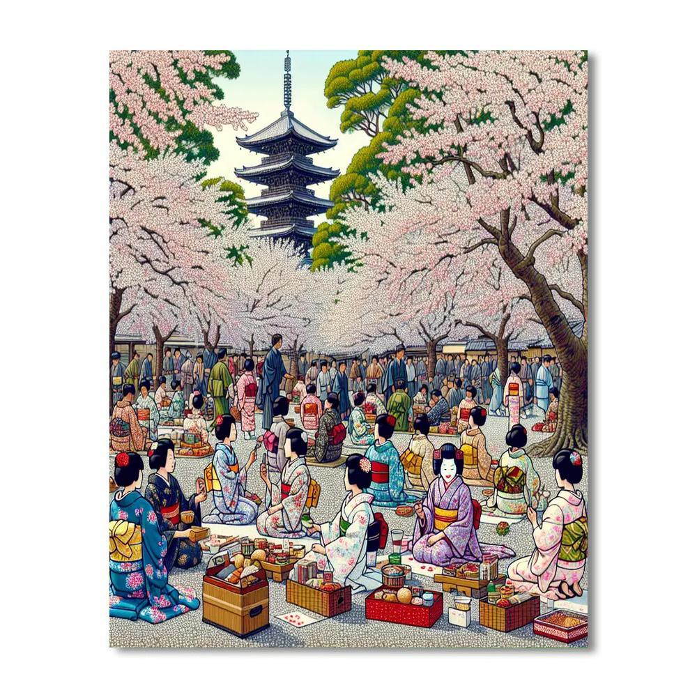 Hanami - Kyoto Numbered Painting Kits