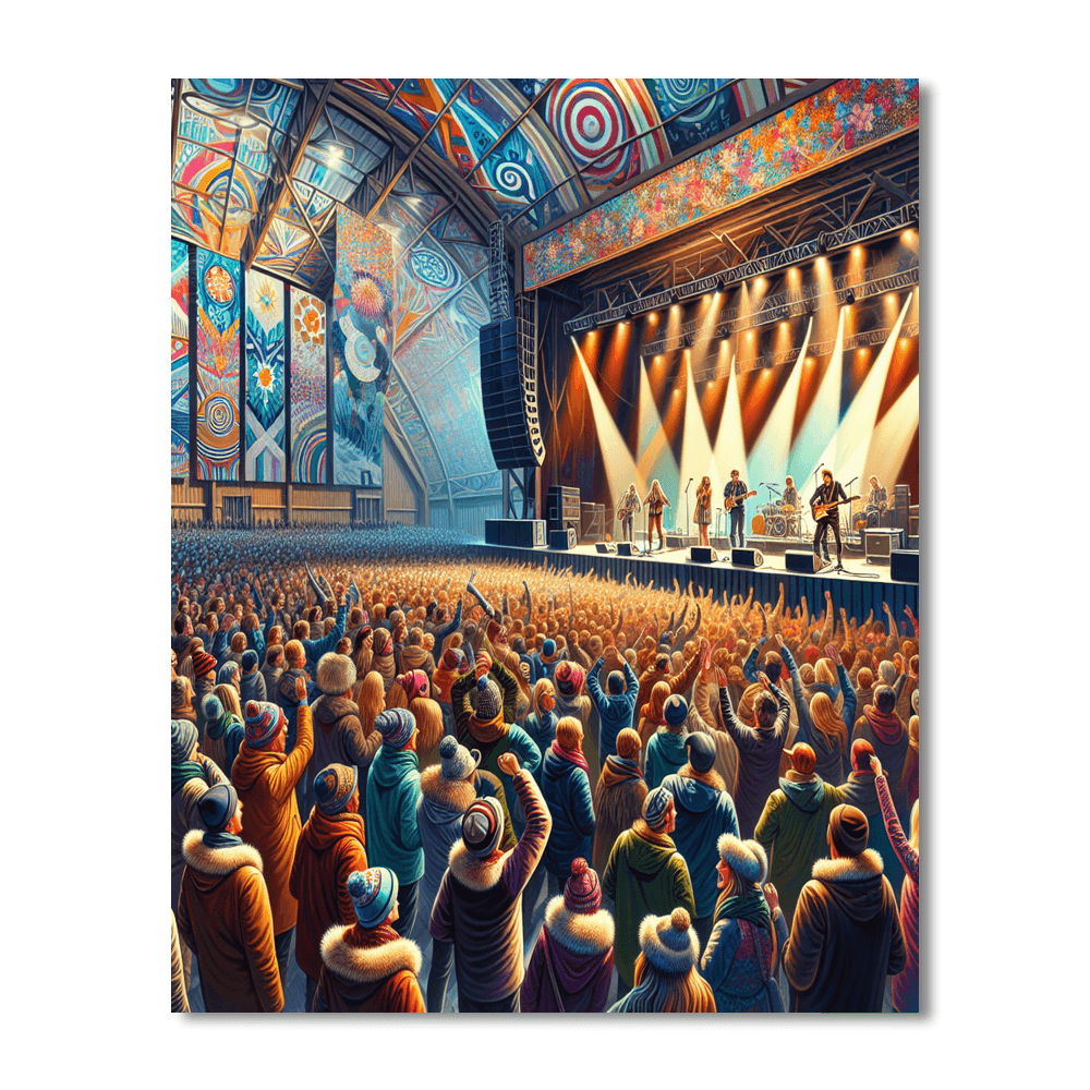 Iceland Airwaves Festival Paint By Color