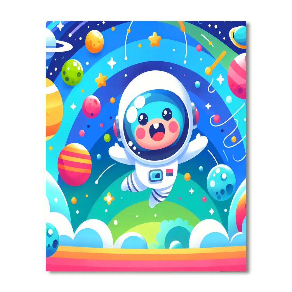 Astronaut Explorer Paint By Number