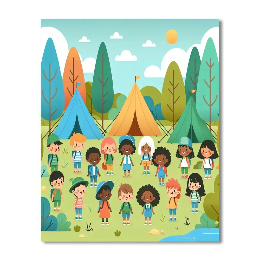 Wilderness Adventure Club Painting By Numbers Kit