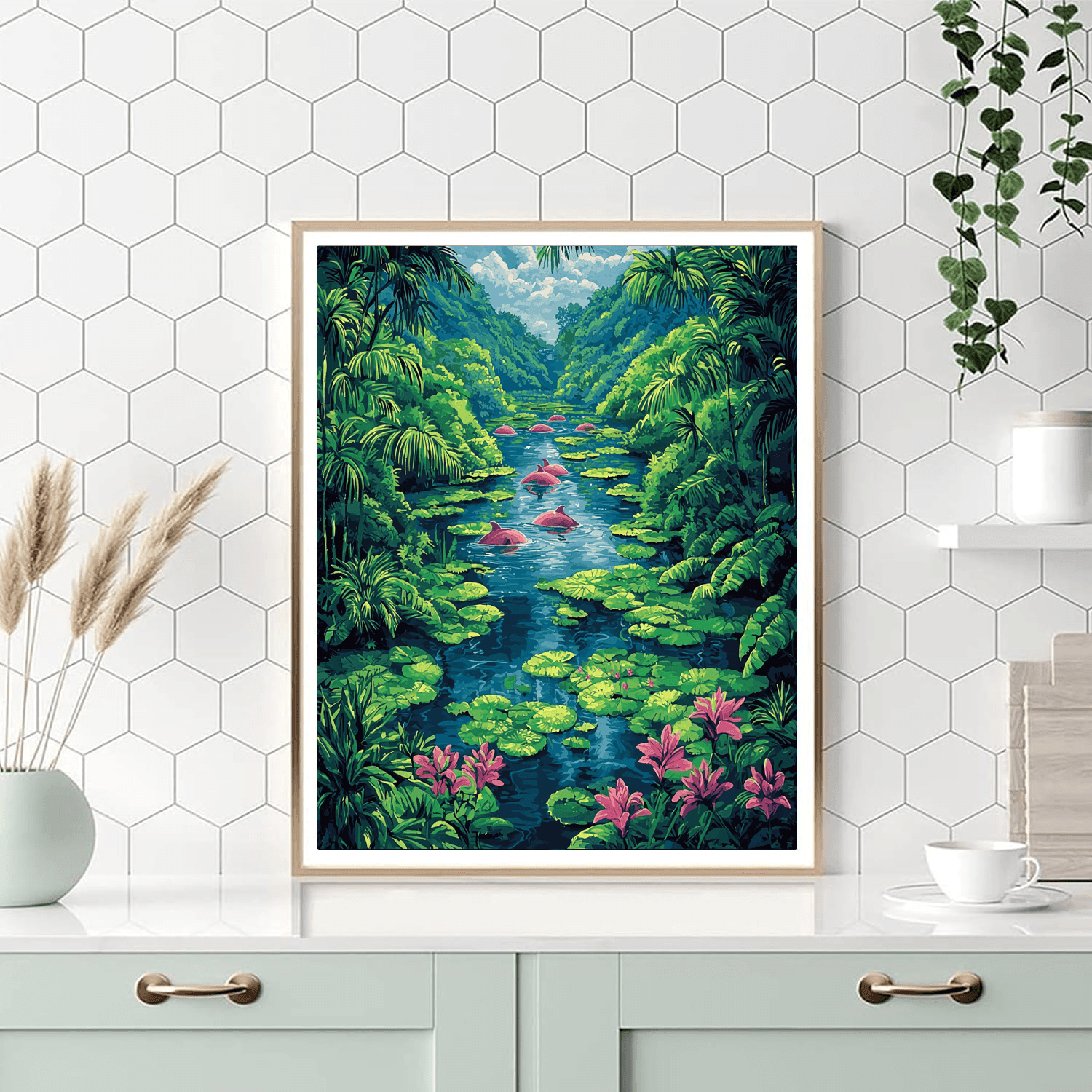 Amazon's Anavilhanas Archipelago Paint By Numbers Kits