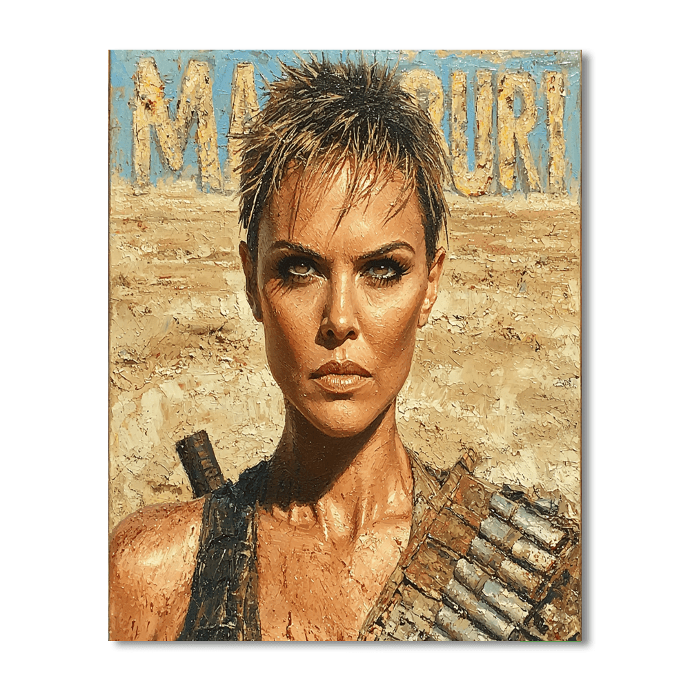 Charlize Theron: The Fierce Shieldmaiden Of Transformation Paint By Number