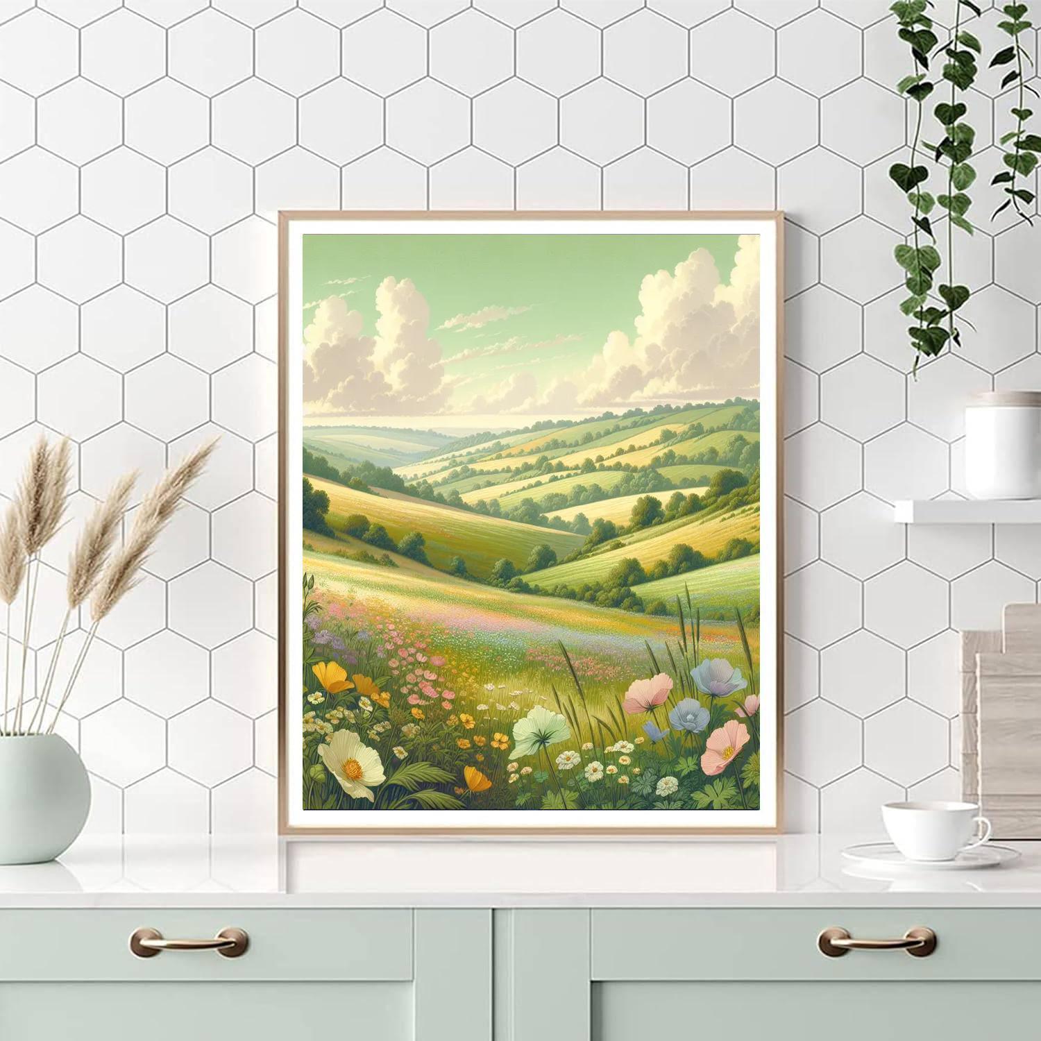 Serene Countryside Bliss Paint By Numbers Kits