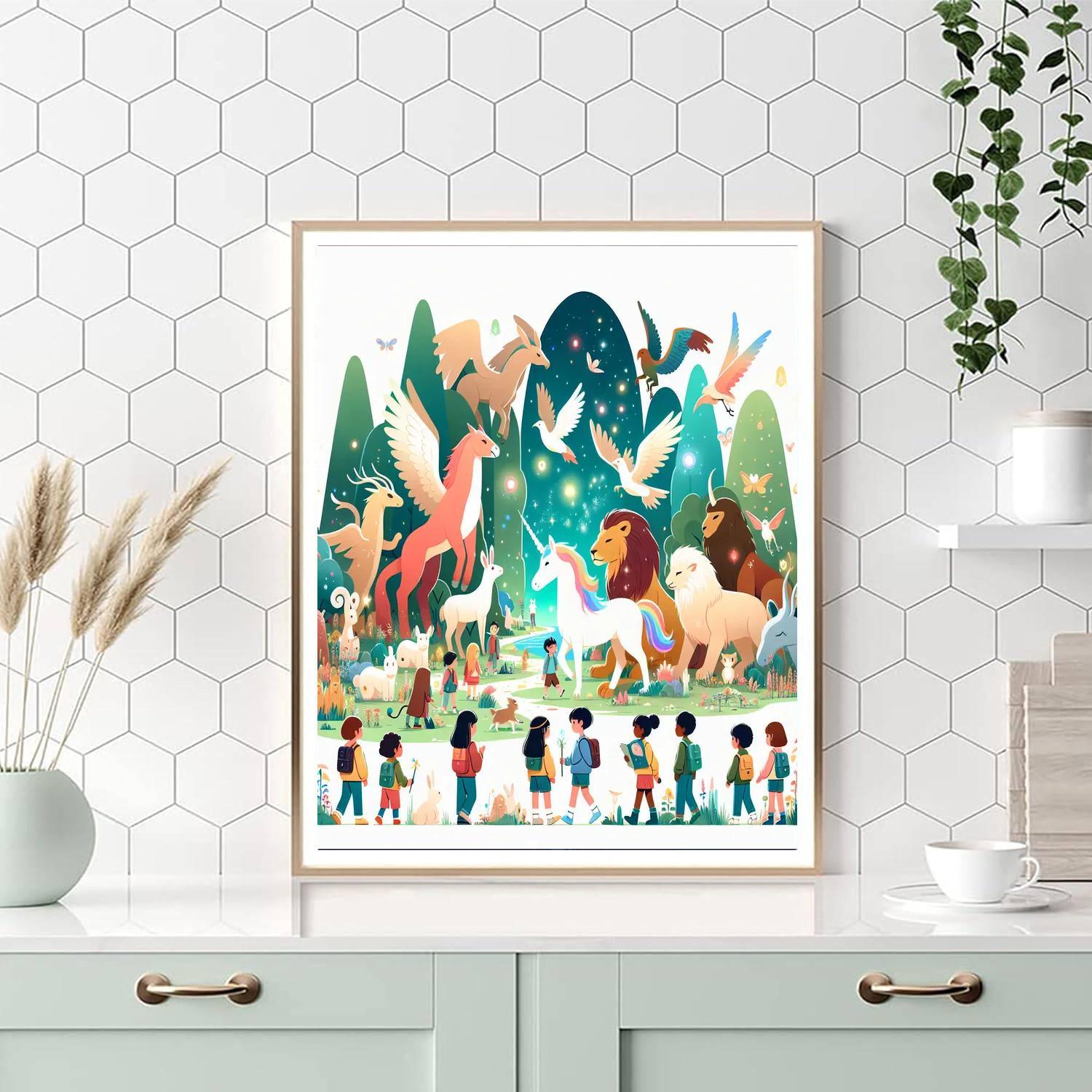 Fantasy Realm Expedition Paint By Numbers