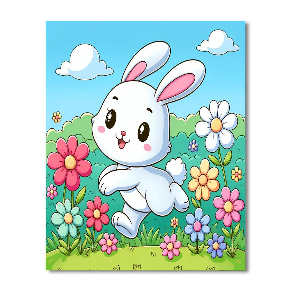 Playful Bunny Paint By Number