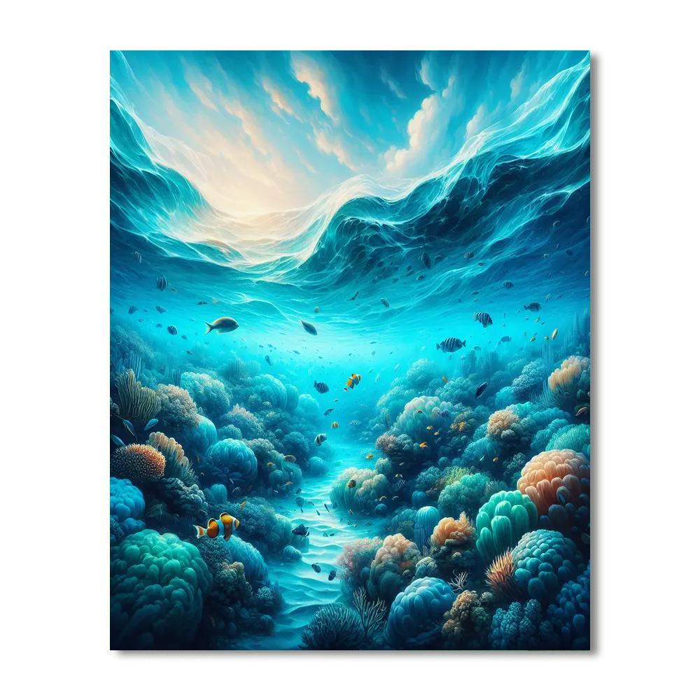 Ocean's Serenade Painting By Numbers Kit