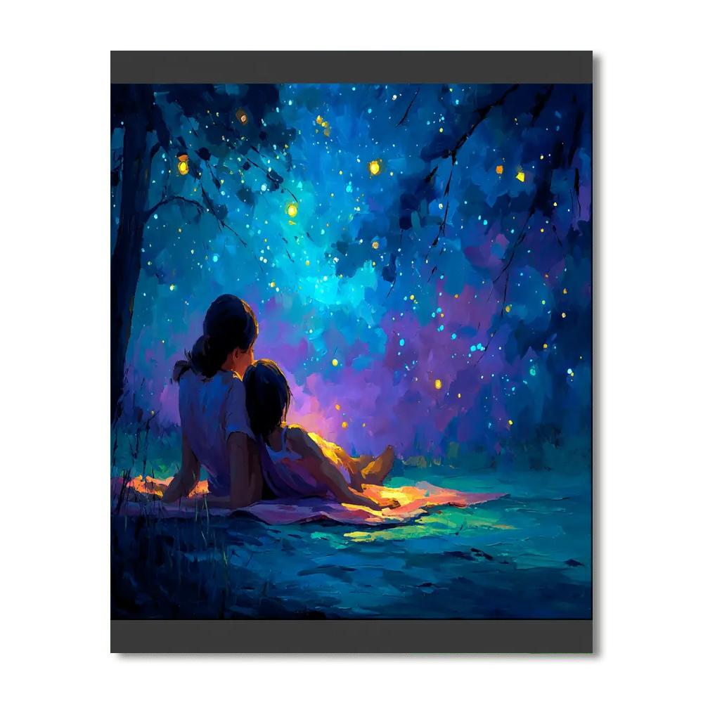Stars Of Love Paint By Color
