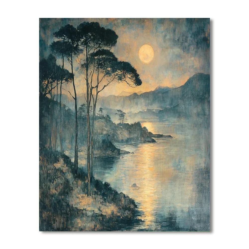 James McNeill Whistler Inspired Enigmatic Night  Paint By Numbers Kits