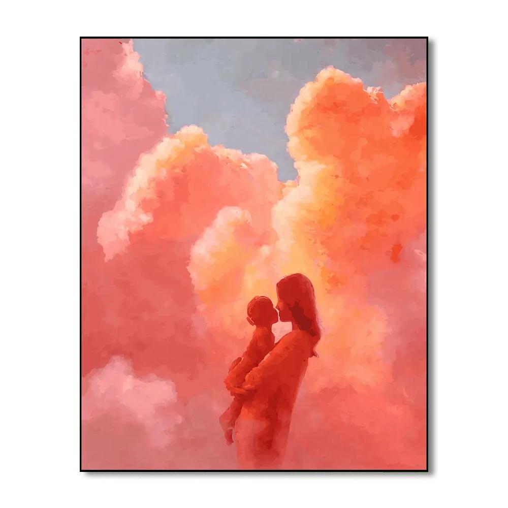 Mom's Heart Number Painting