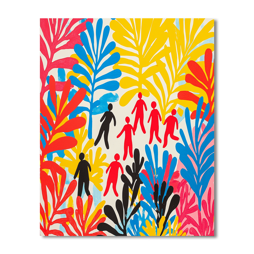 Henri Matisse Inspired Joyful Moments  Paint By Numbers Kits