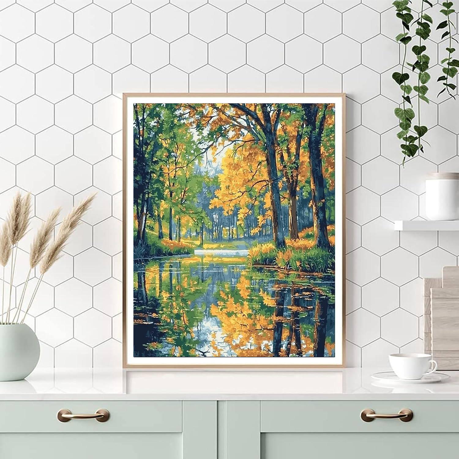 Claude Monet Inspired Reflections In Nature  Paint By Numbers